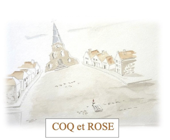 Coq et rose